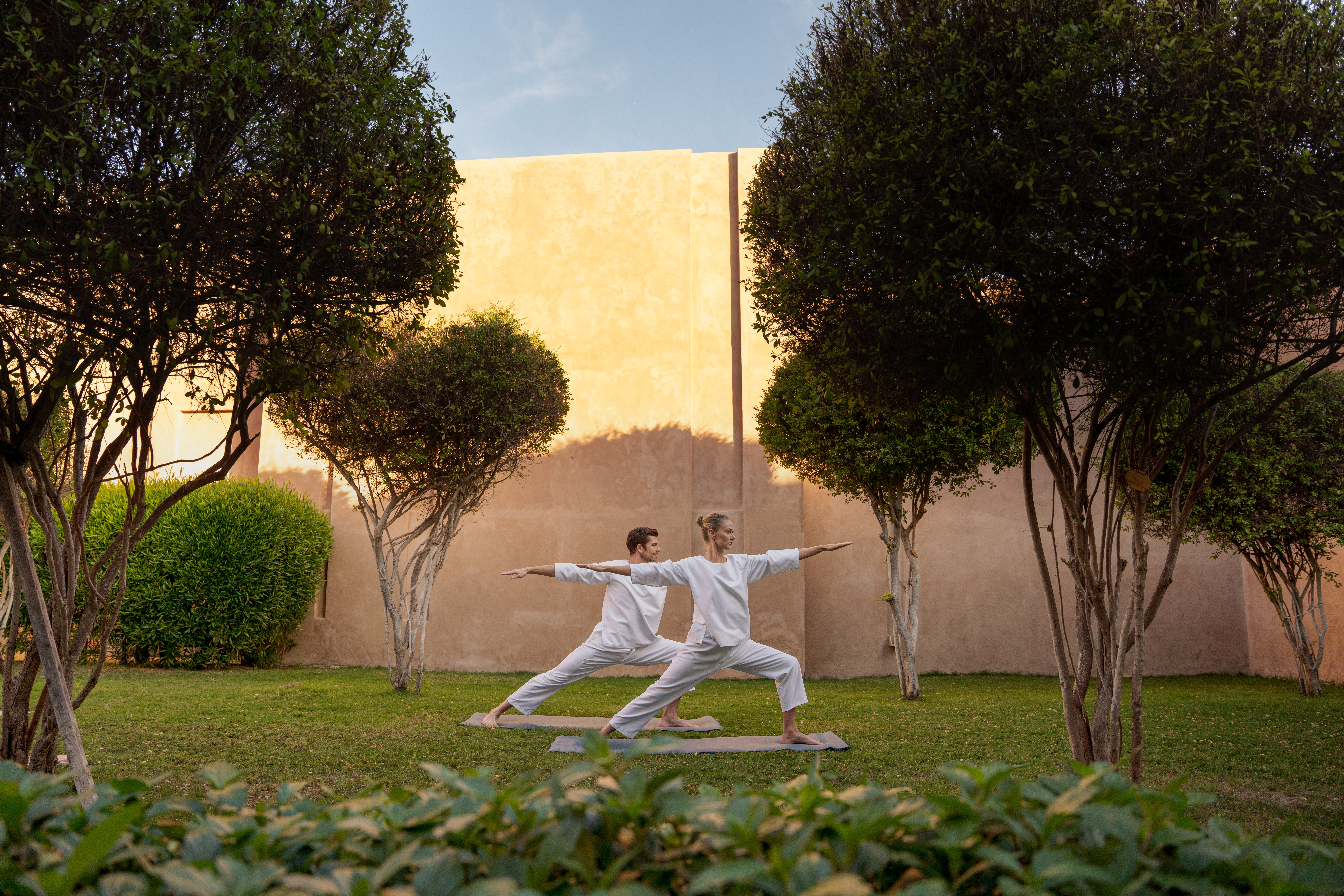 Zulal Wellness Resort_Couples Garden Yoga 2_Landscape